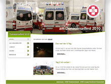 Tablet Screenshot of donauinselfest.samariter.at